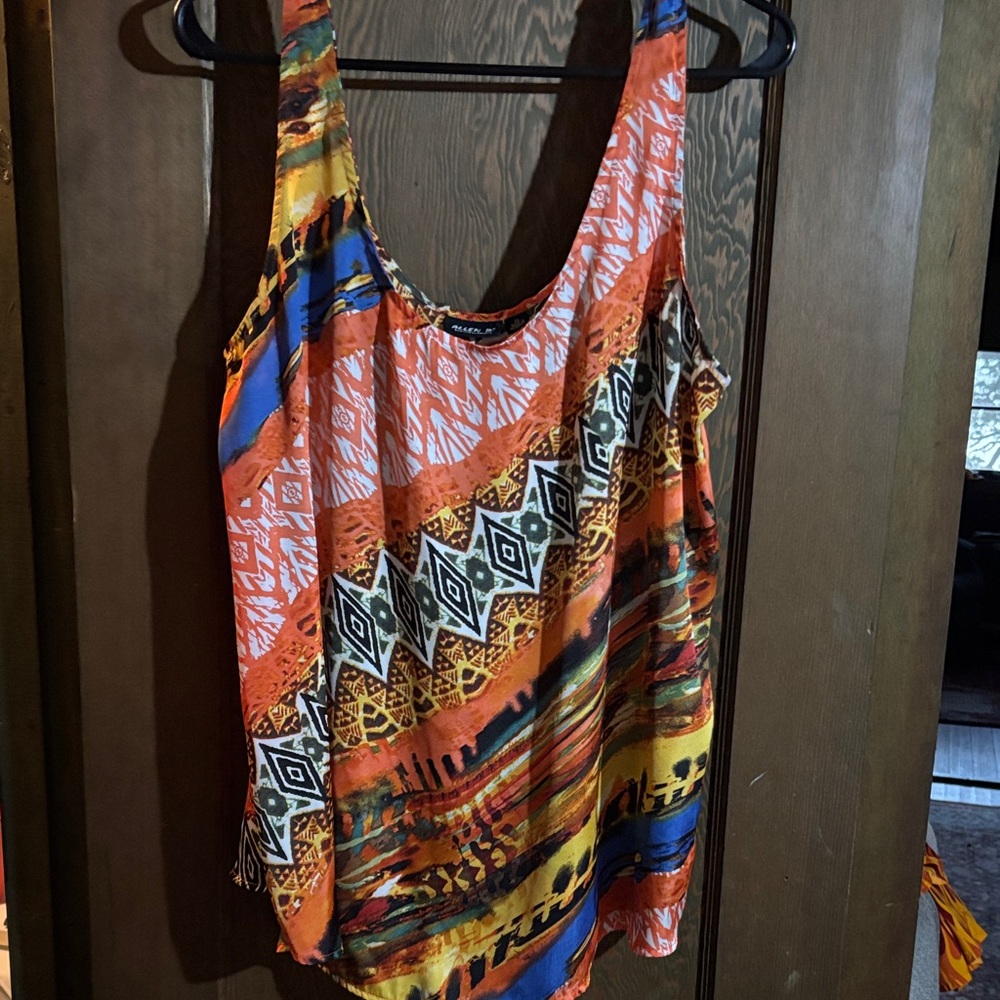 Vibrant Multicolor Sleeveless Top